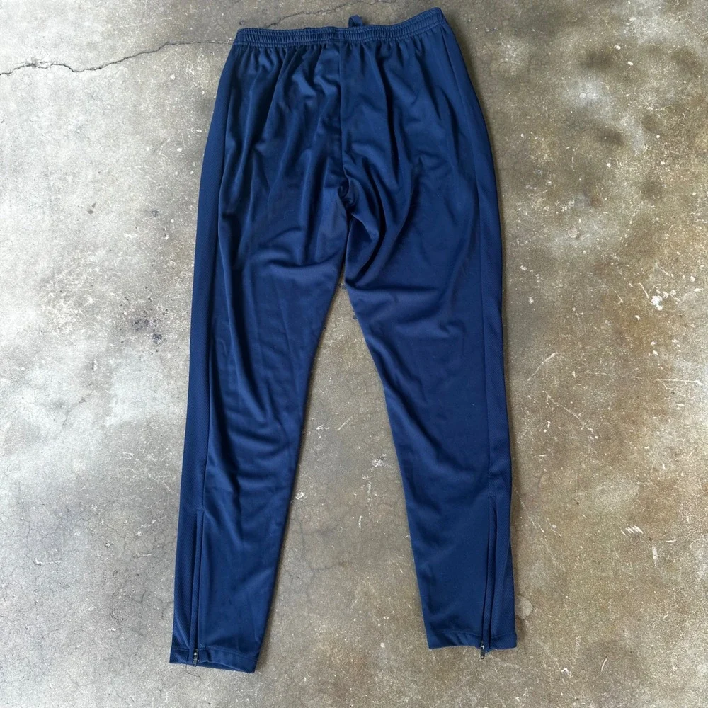 Nike Track Pants Mens Small Navy Blue Excellent Dri-FIT Soccer Training Joggers